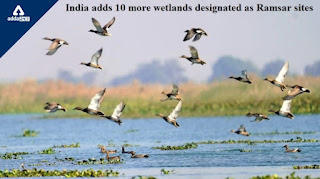 Ramsar sites: भारत के 10 और स्थल रामसर सूची में शामिल |_50.1