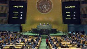 संयुक्त राष्ट्र ने रूस को 1 साल बाद यूक्रेन छोड़ने के लिए प्रस्ताव को मंजूरी दी