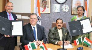 भारत, मेक्सिको ने अनुसंधान, प्रौद्योगिकी और नवाचार सहयोग पर समझौता ज्ञापन पर हस्ताक्षर किए