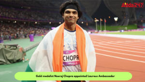 स्वर्ण पदक विजेता नीरज चोपड़ा बने लॉरियस के एंबेसडर