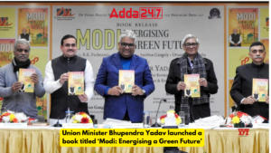 केंद्रीय मंत्री भूपेन्द्र यादव ने ‘मोदी: एनर्जाइज़िंग ए ग्रीन फ्यूचर’ नामक पुस्तक का विमोचन किया