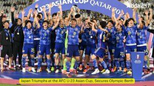 जापान ने एएफसी अंडर -23 एशियाई कप में जीत हासिल की, ओलंपिक बर्थ किया सुरक्षित