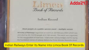 भारतीय रेलवे ने लिम्का बुक ऑफ रिकॉर्ड्स में अपना नाम दर्ज कराया