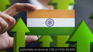 वित्त वर्ष 25 में भारत के 7.5% की दर से बढ़ने की संभावना: NCAER