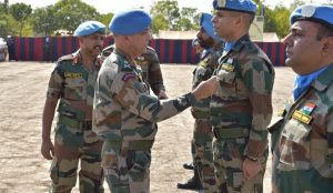 यूएन ने दक्षिण सूडान में लोगो की मदद करने वाले भारतीय शांति सैनिकों को किया सम्मानित |_40.1