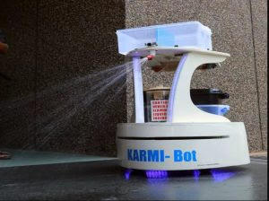 केरल में COVID-19 रोगियों की सेवा के लिए तैनात किया गया "KARMI-Bot" रोबोट |_40.1
