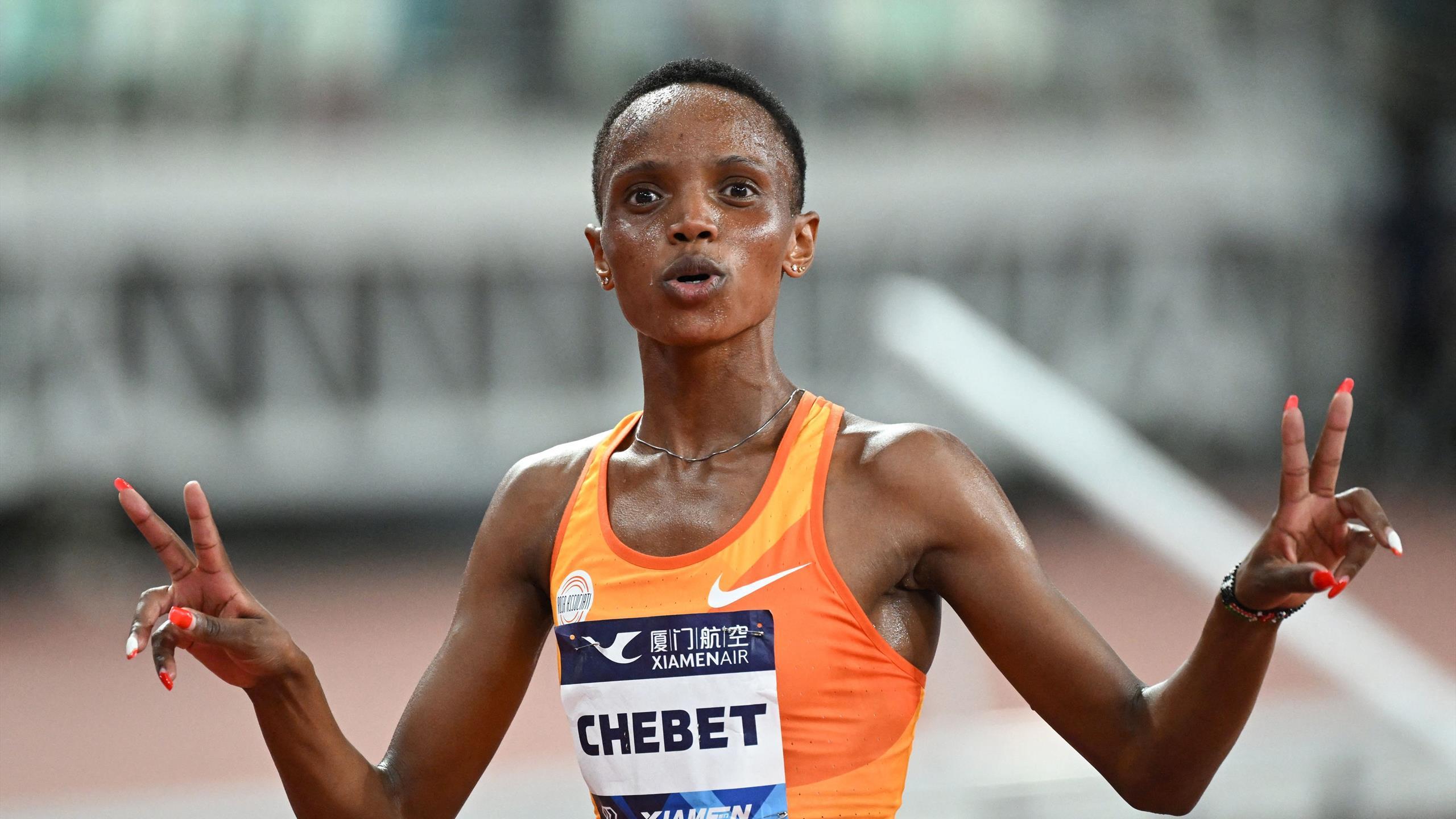 Beatrice Chebet of Kenya breaks women's world 5km record in Barcelona set by Ethiopia's Senbere Teferi - Eurosport