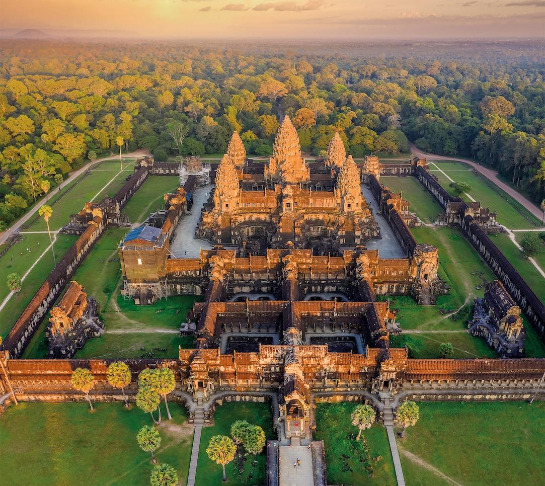Angkor Wat, the world's biggest religious complex, is sacred to two faiths
