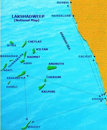 What is the Lakshadweep Map, Population, and Its Area?_40.1