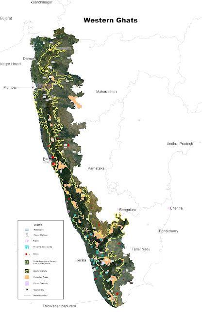 Western Ghats in India Map, States, Mountain & Highest Peak_30.1