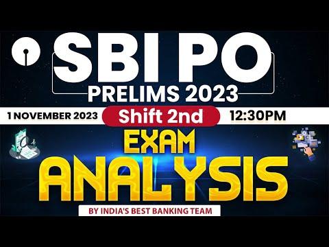 SBI PO परीक्षा विश्लेषण 2023, देखें आज की प्रीलिम्स शिफ्ट-2 में पूछे गए प्रश्नों और टॉपिक की डिटेल | Latest Hindi Banking jobs_30.1