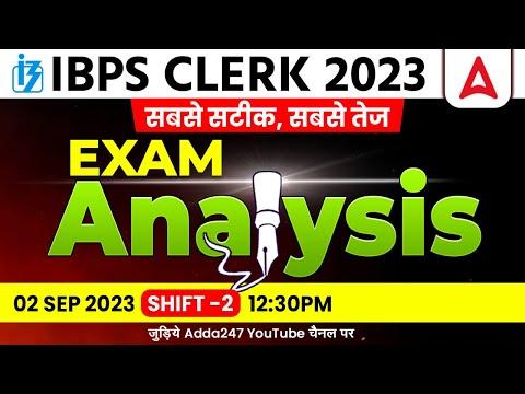 IBPS Clerk Exam Analysis 2023 (2 September): IBPS क्लर्क परीक्षा विश्लेषण 2023, देखें शिफ्ट-2 में पूछे गए प्रश्नों की डिटेल | Latest Hindi Banking jobs_3.1