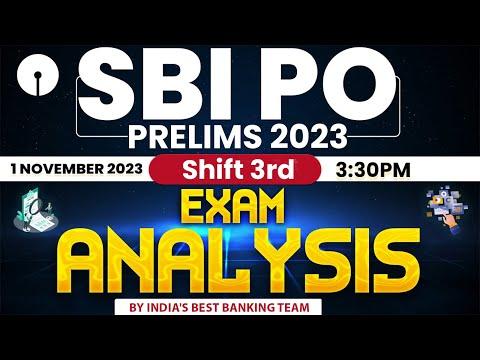 SBI PO Exam Analysis 2023, SBI PO परीक्षा विश्लेषण 2023, शिफ्ट-3 – Exam Questions & Difficulty Level | Latest Hindi Banking jobs_3.1