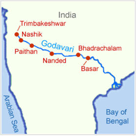Godavari River Length, Origin, Map and Tributaries_30.1