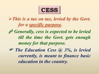 Basic concepts of Tax