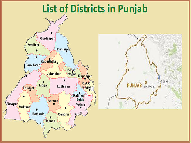 List of Districts in Punjab