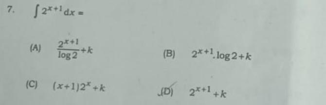 BSEB Class 12 Maths Answer Key 2025