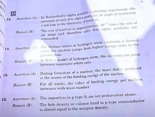 CBSE Class 12 Physics Question Paper 2025 with Solutions