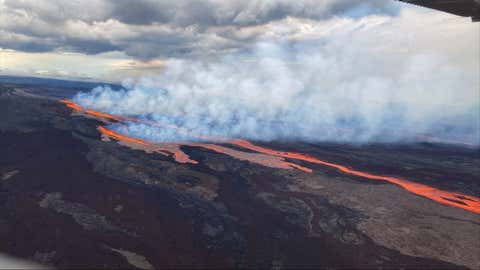 Hawaii's Mauna Loa, world's largest active volcano has erupted after almost 40 years. (U.S. Geological Survey)
