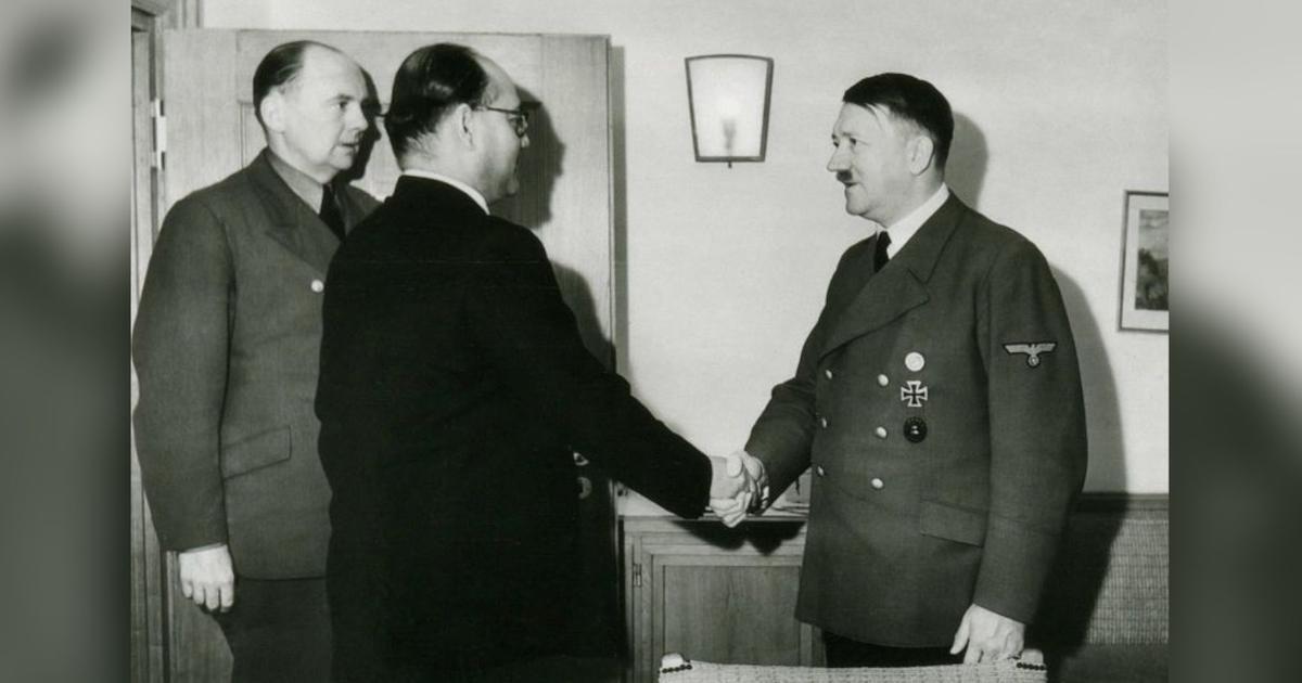 Subhas Chandra Bose with Adolf Hitler