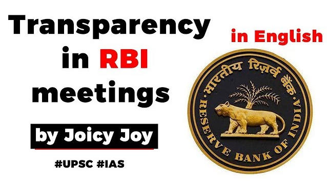 RBI Releases Minutes of the Meeting – Economics – Free PDF Download RBI Releases Minutes of the Meeting – Economics – Free PDF Download