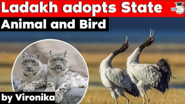 Ladakh Adopts State Animal And Bird – Free PDF Download