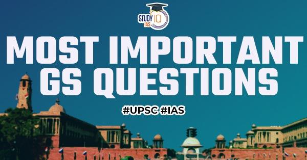 UPSC GS question