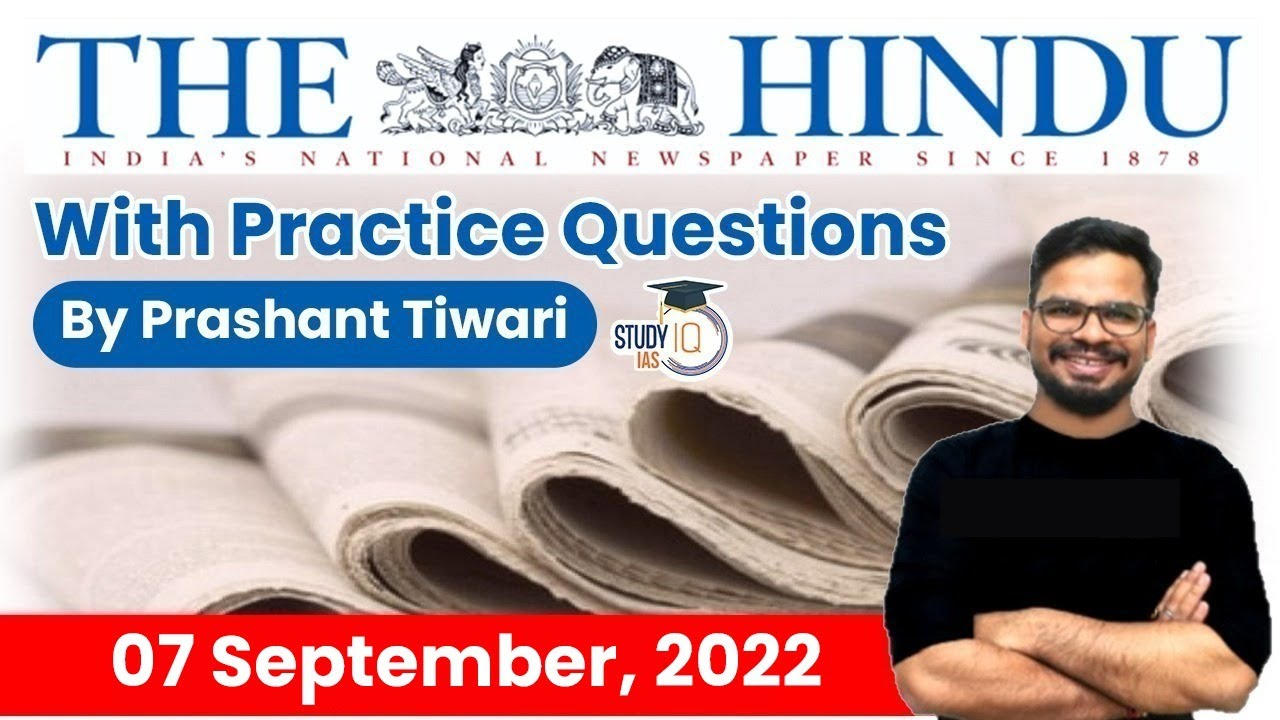 The Hindu Newspaper 7 September