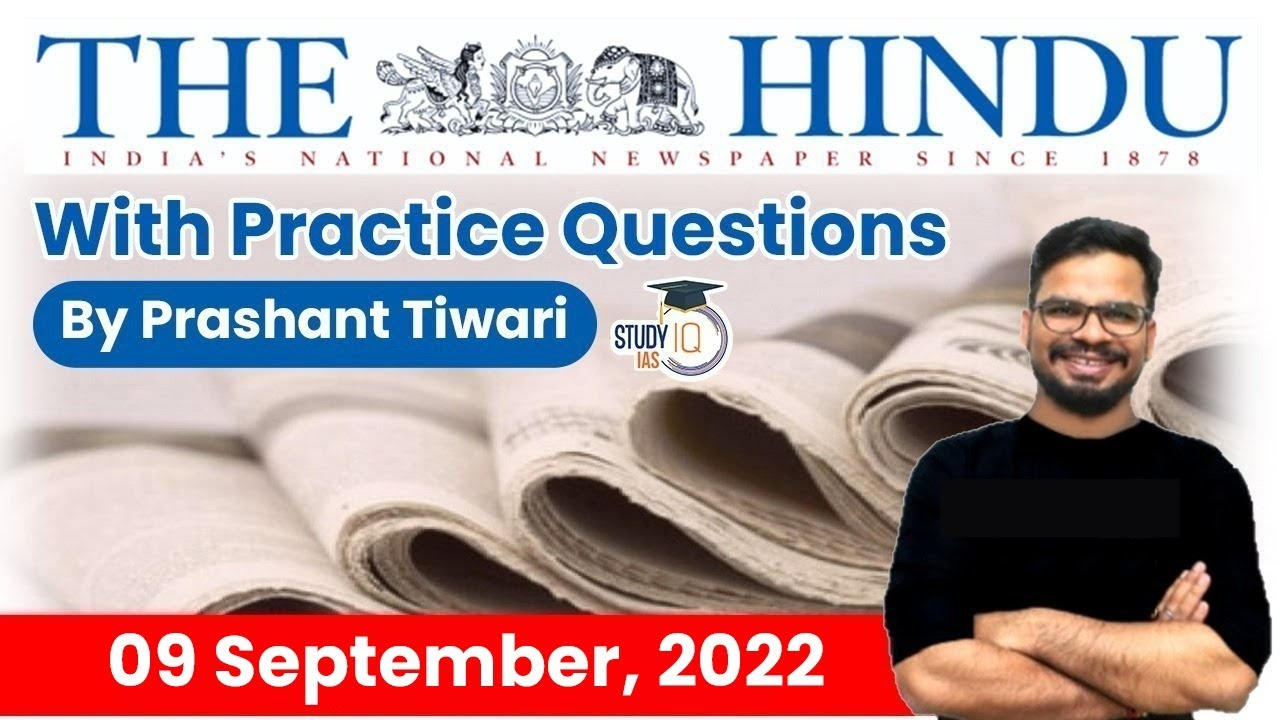 The Hindu Newspaper 9 September