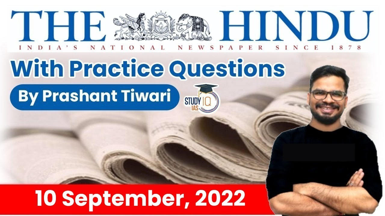 The Hindu Newspaper 10 September