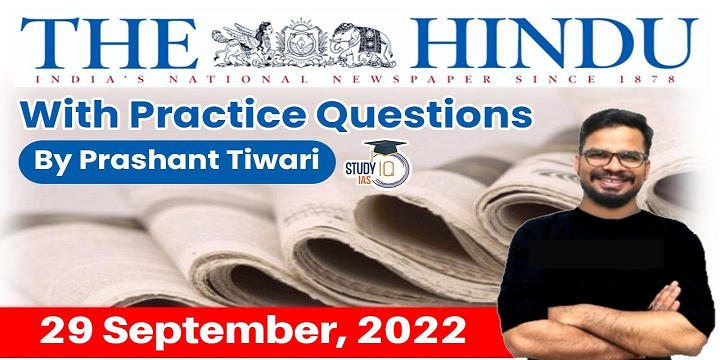 The Hindu Newspaper 29 September