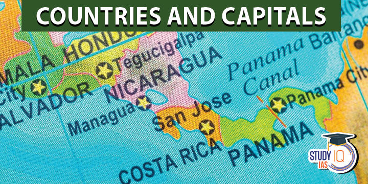 north american countries list and capitals