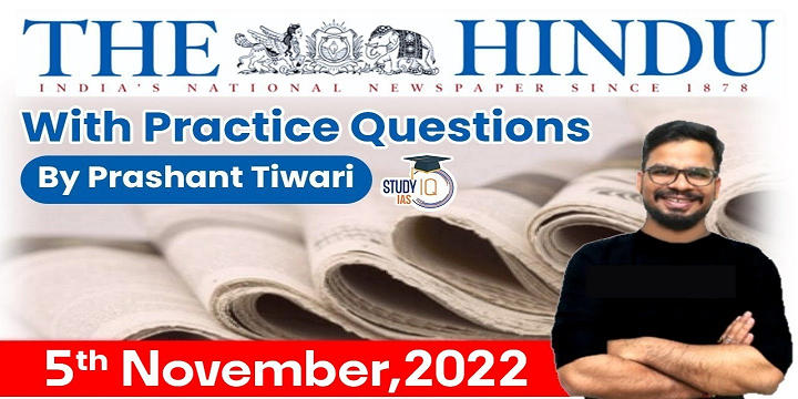 The Hindu Newspaper 5 November