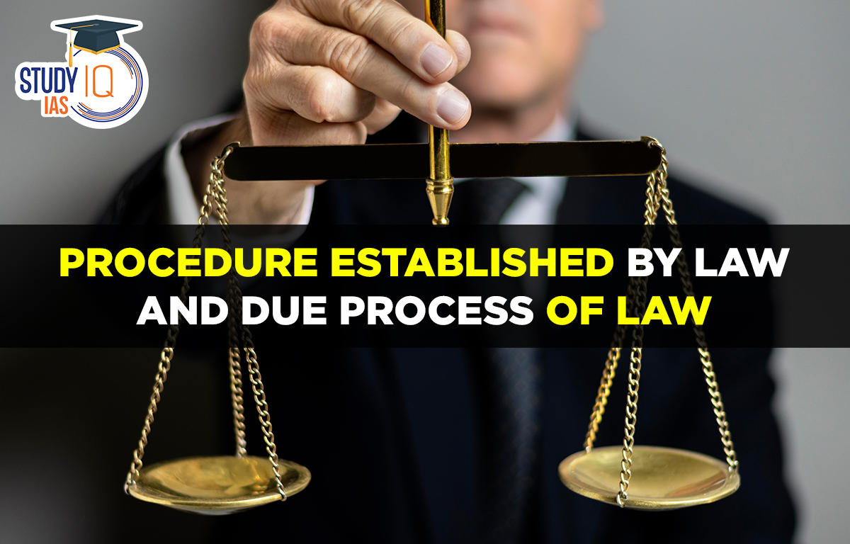 difference-between-procedure-established-by-law-due-process-of-law