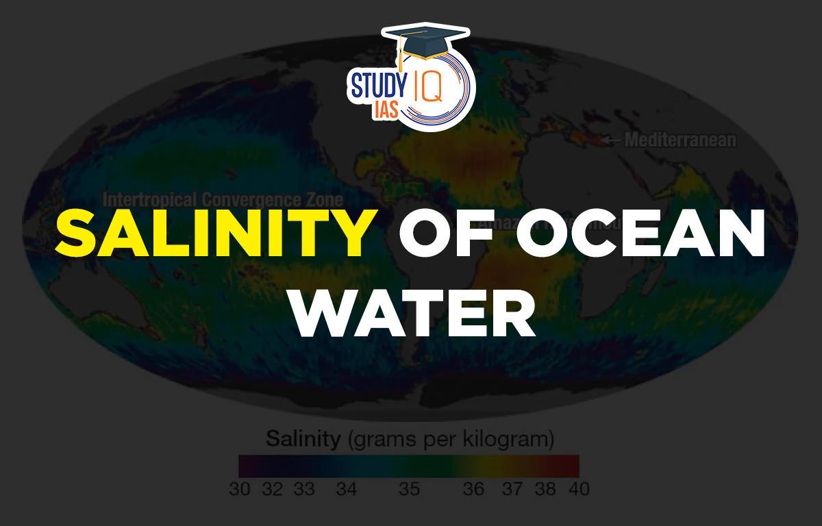 Salinity of ocean water