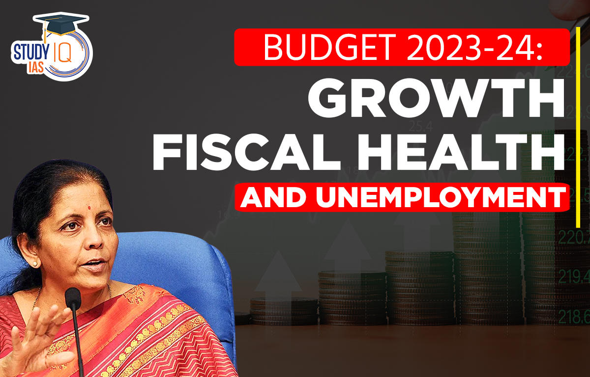 Budget 2023-24 Growth, Fiscal Health and Unemployment