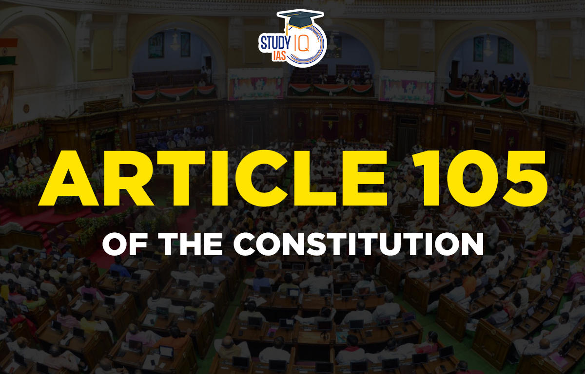 Article 105 of the Constitution