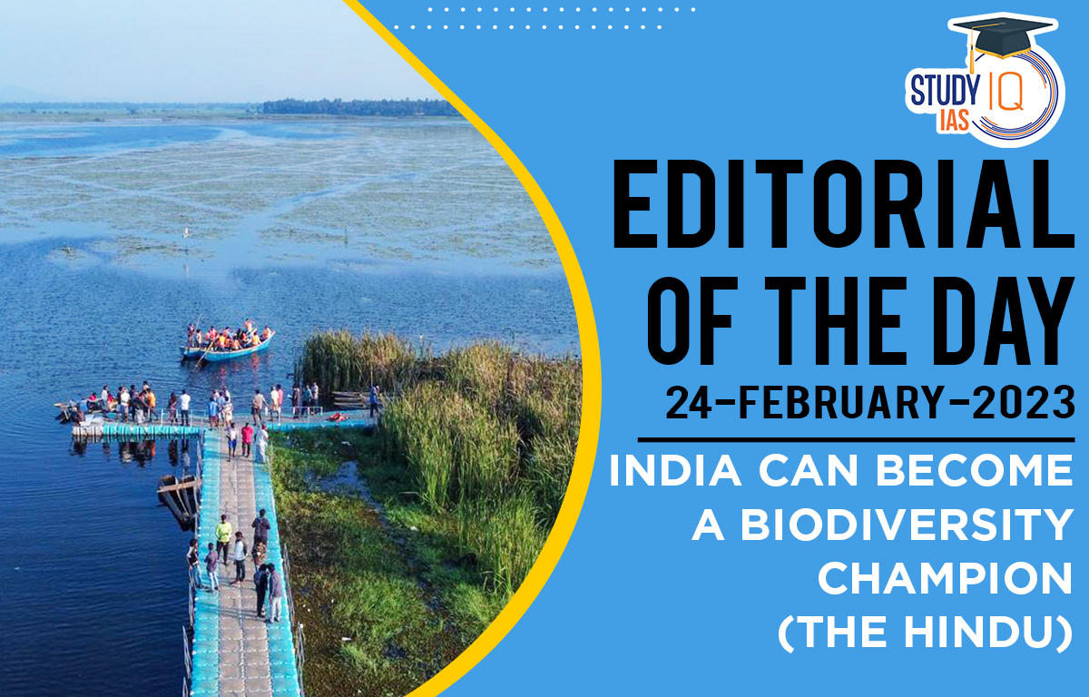 India Can Become a Biodiversity Champion