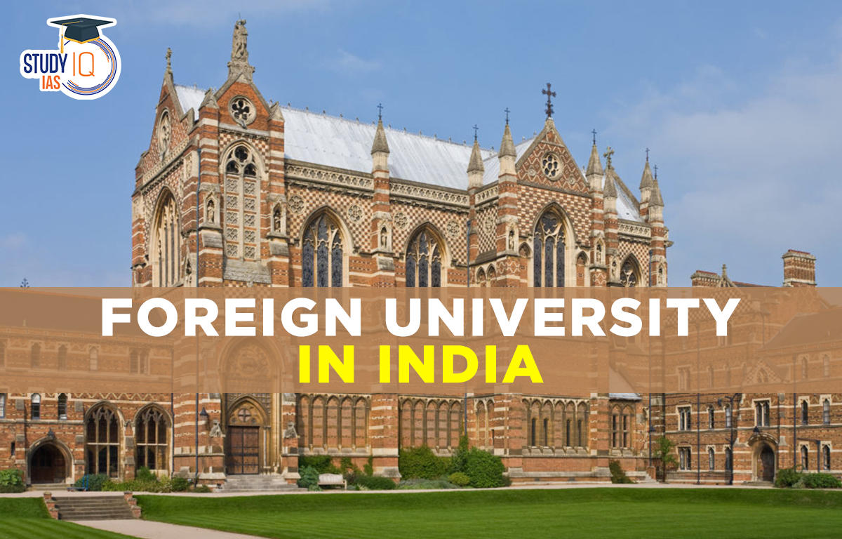 Foreign University in India