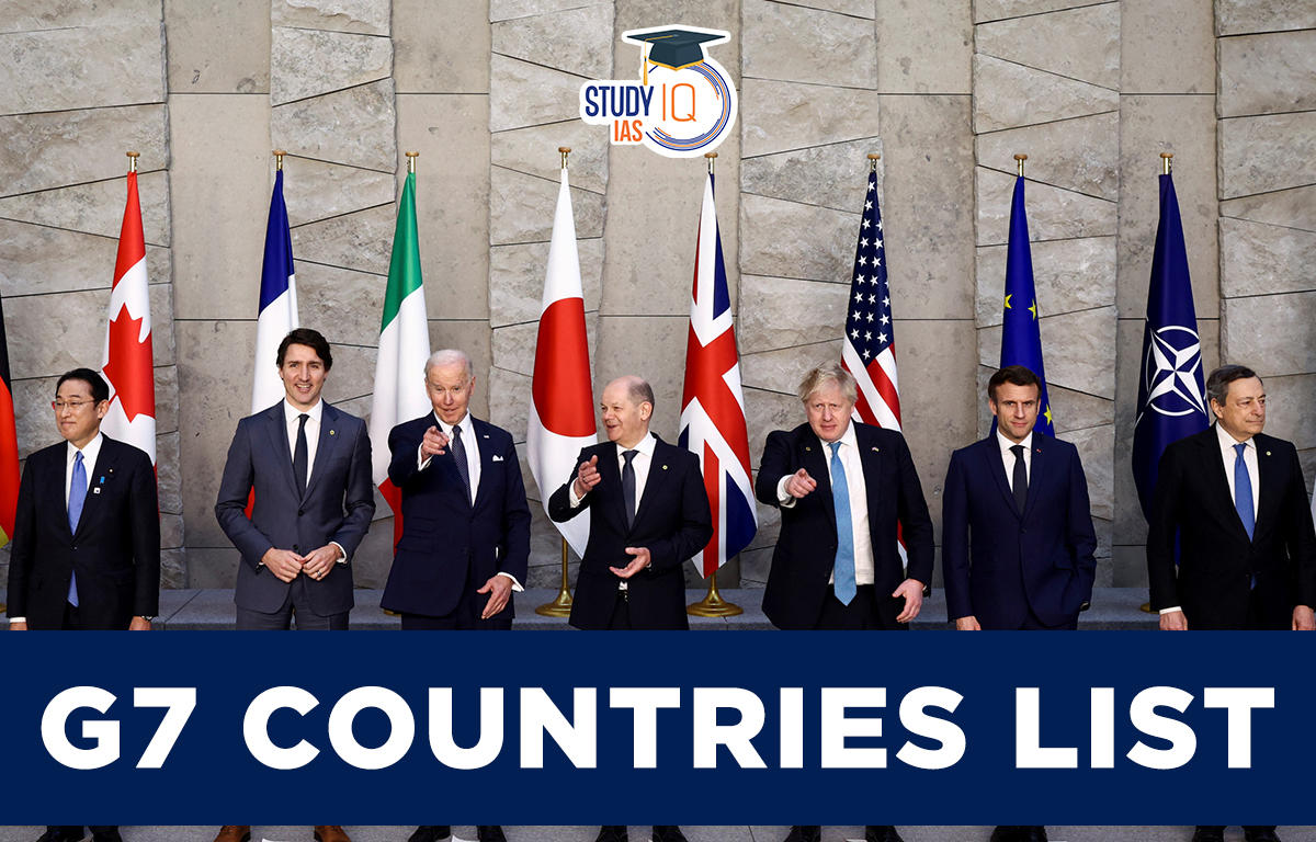 G7 Countries List, Names, Members, History and Significance