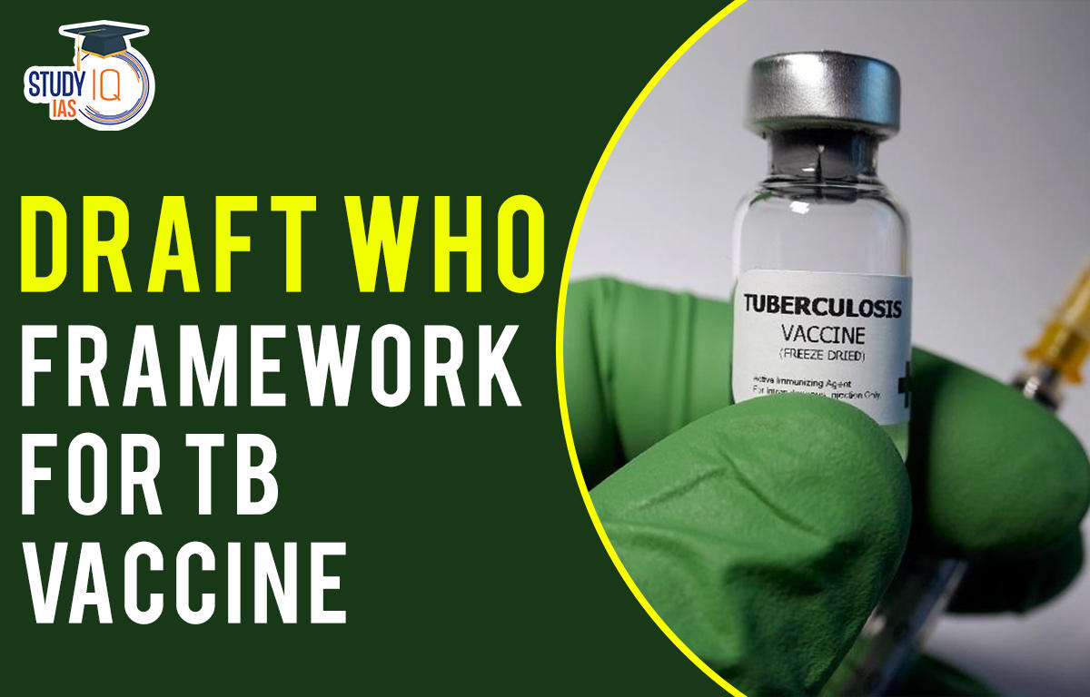 Draft WHO Framework for TB Vaccine