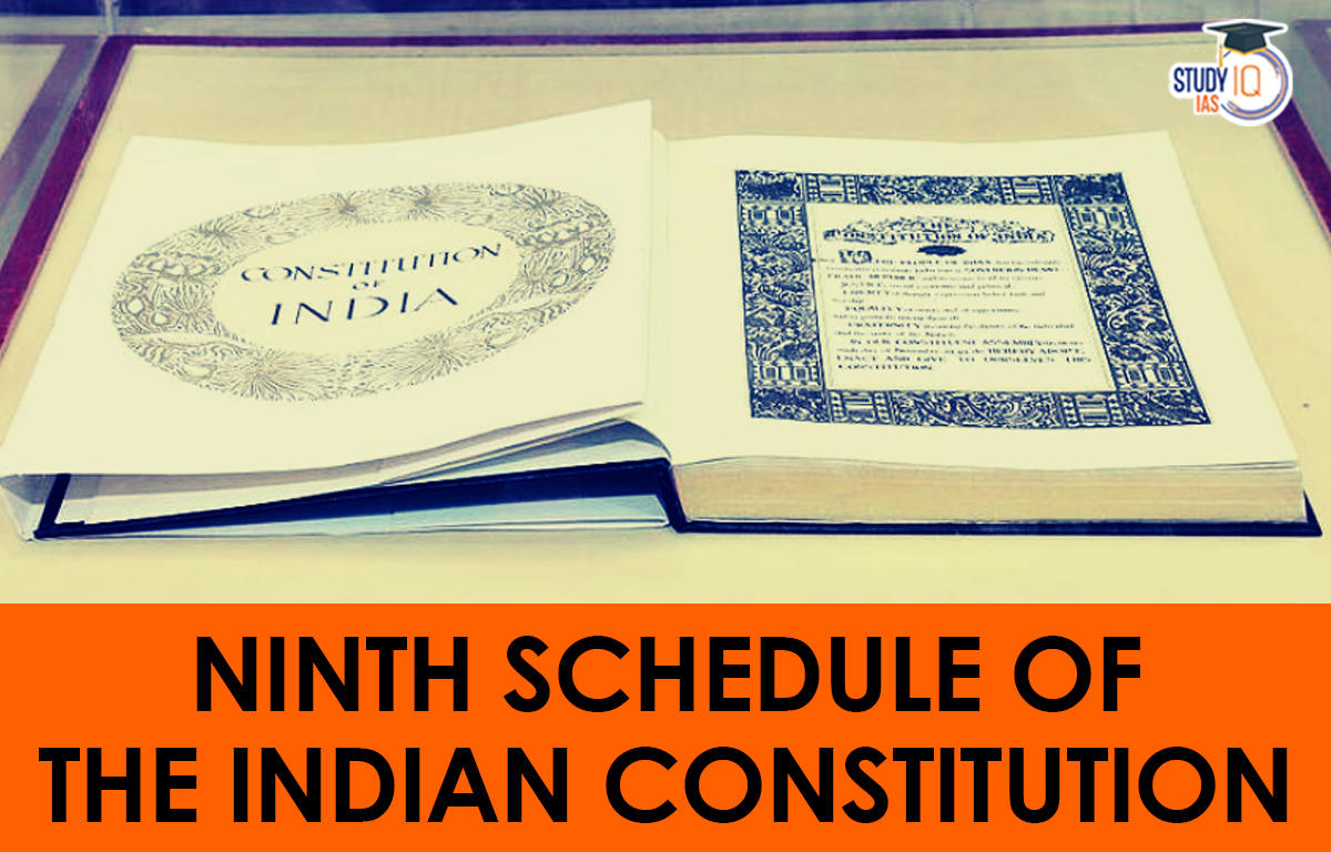 Ninth Schedule of the Indian Constitution
