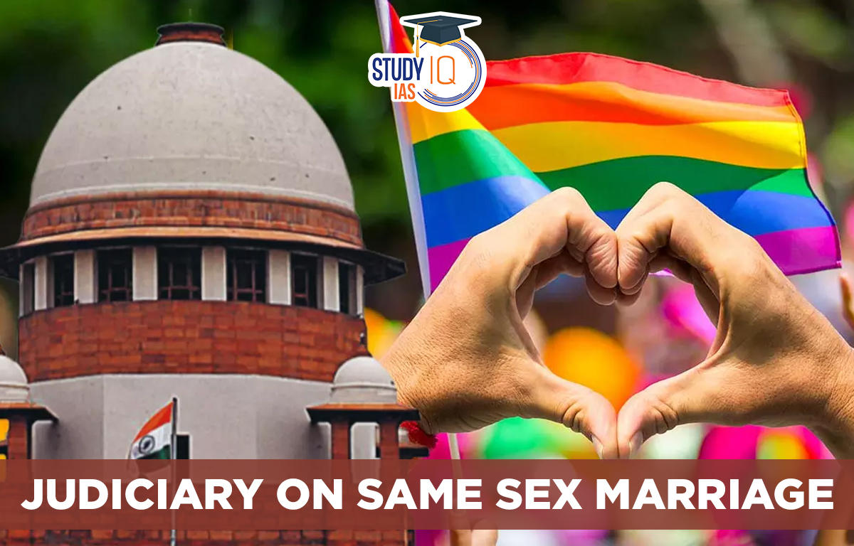 Judiciary on Same Sex Marriage