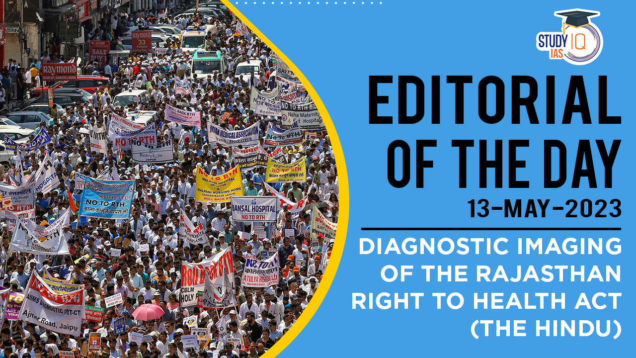 Diagnostic Imaging of the Rajasthan Right to Health Act