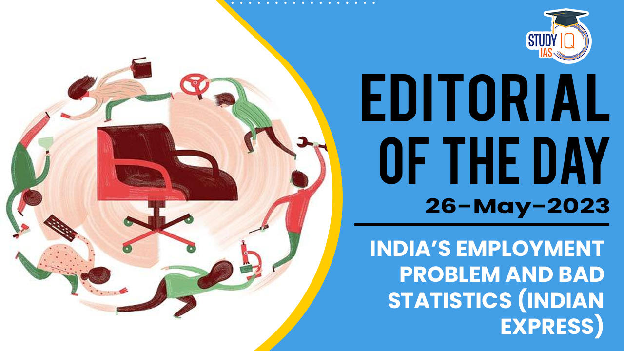 India’s employment problem and bad statistics