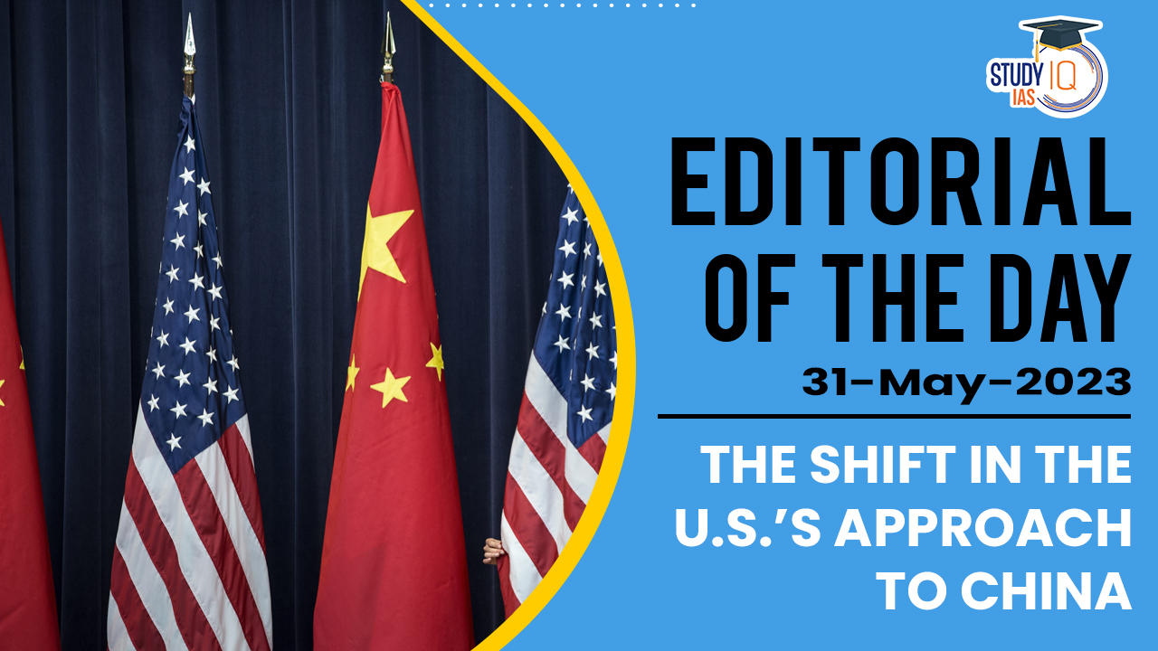 The shift in the U.S.’s approach to China