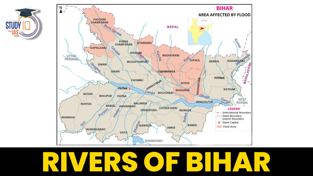 Rivers of Bihar, Detailed List of Rivers of Bihar