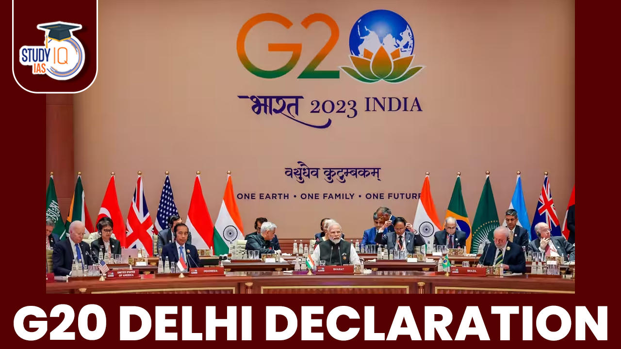 G20 Delhi Declaration Has Been Adopted By G20 Leaders