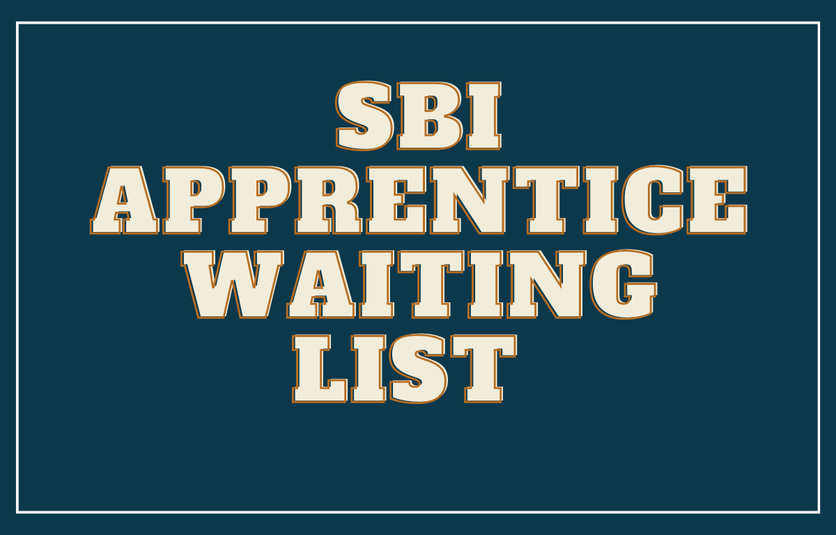 SBI Apprentice Waiting List 2021 Out for 6100 Posts_30.1