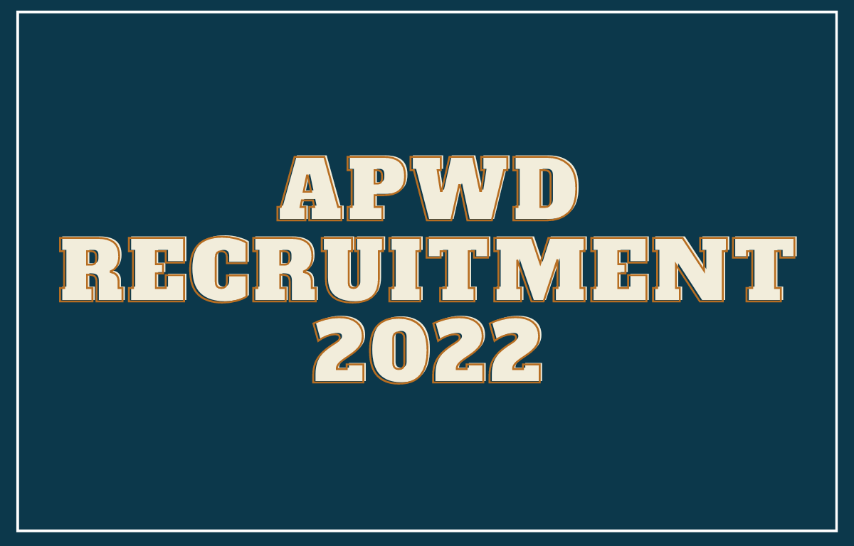 APWD Recruitment 2022, Exam Date for Group B & C Posts_30.1